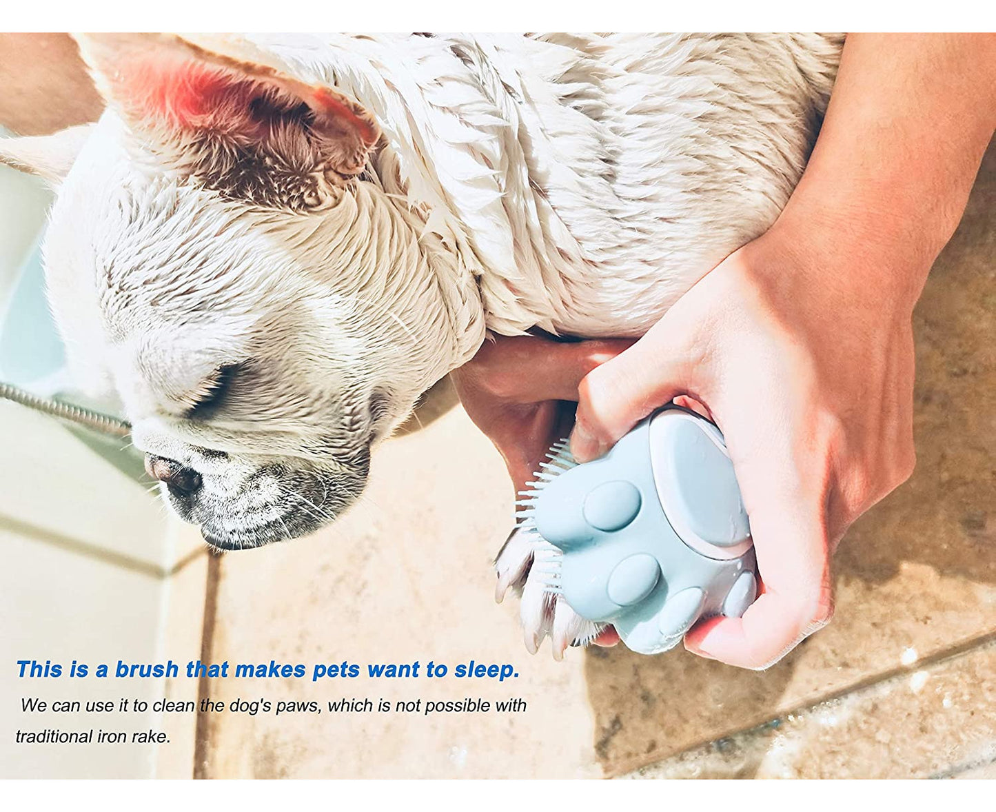 Dog Bath Brush Pet Shampoo Brush